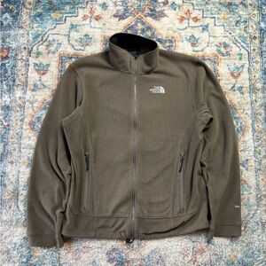 The North Face TKA1 Brown Zip-up Fleece Medium